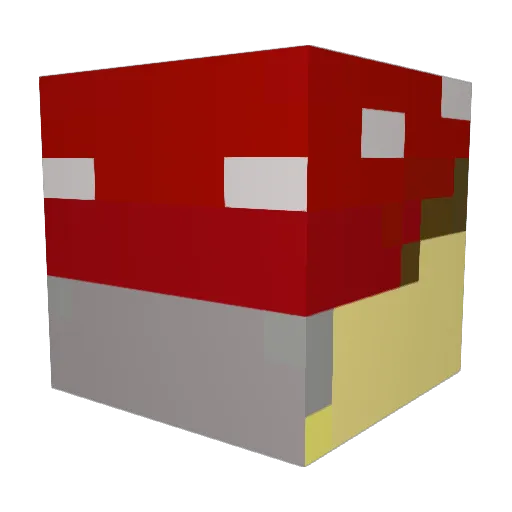 Dzolo Minecraft avatar head, 3D render