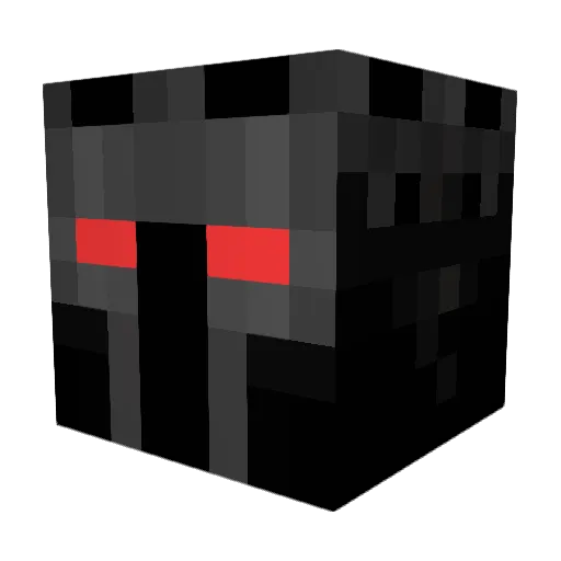 DzoniSha Minecraft avatar head, 3D render