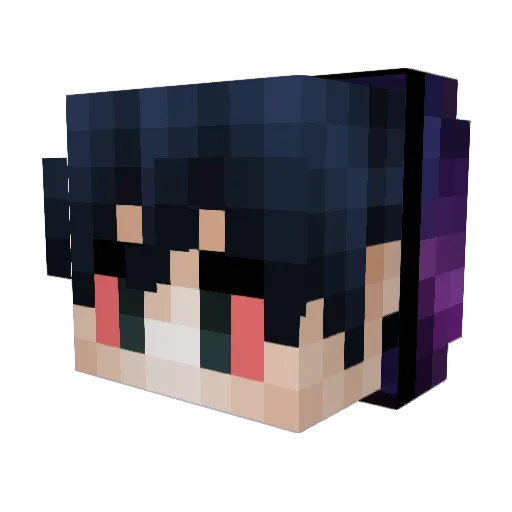 Dzyn420 Minecraft avatar head, 3D render
