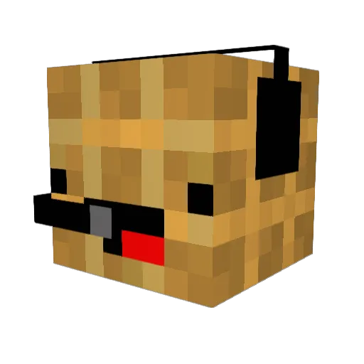 E0man64 Minecraft avatar head, 3D render