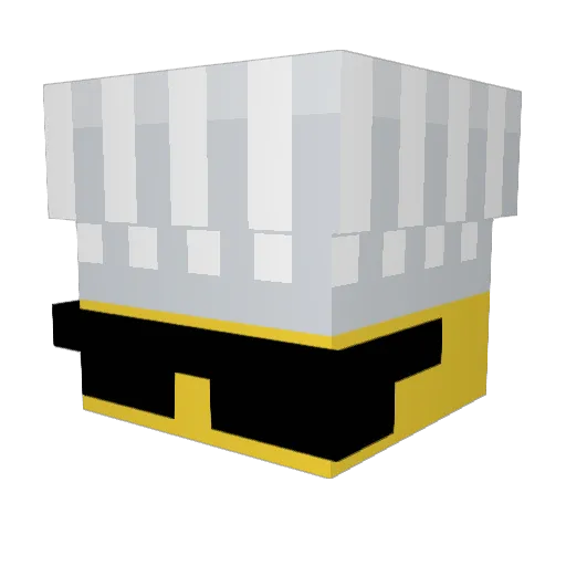 E10z Minecraft avatar head, 3D render