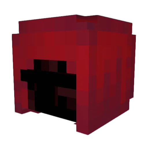 E1une Minecraft avatar head, 3D render