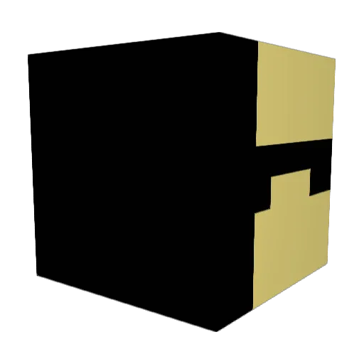 E3_m8 Minecraft avatar head, 3D render