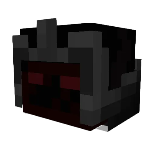 E47 Minecraft avatar head, 3D render
