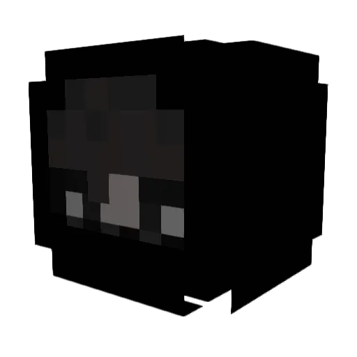 E5voste Minecraft avatar head, 3D render