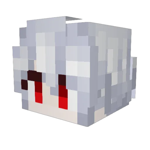 E7Smy Minecraft avatar head, 3D render