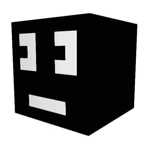 E7mil Minecraft avatar head, 3D render