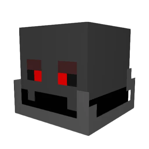 EADDRINUSE Minecraft avatar head, 3D render