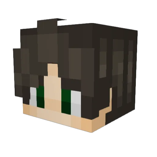 EADTO Minecraft avatar head, 3D render