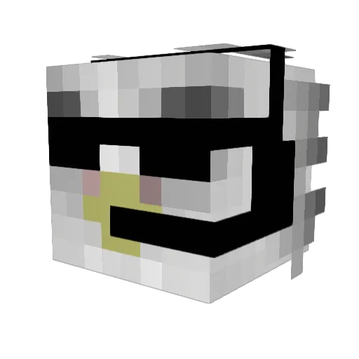 EAGLE_GAMES_WIEN Minecraft avatar head, 3D render
