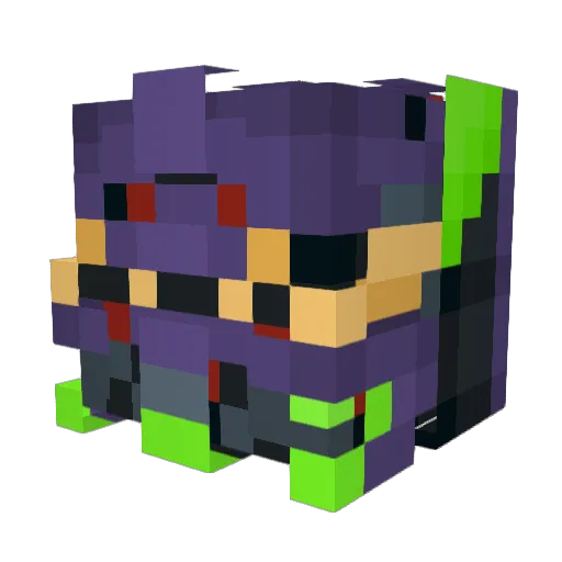 EAHAMMETT Minecraft avatar head, 3D render