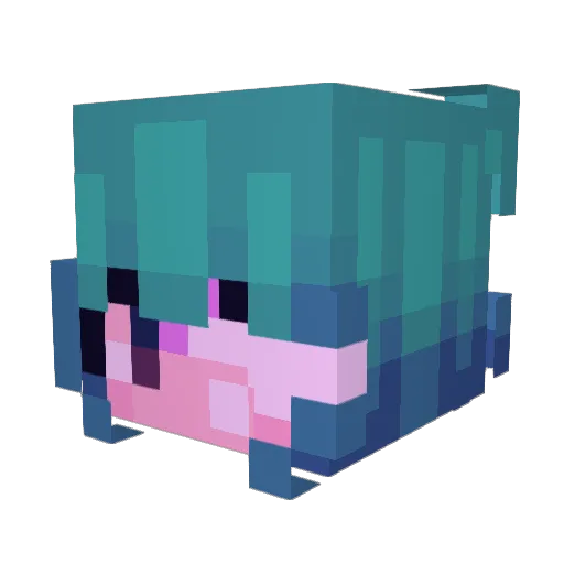 EASiom Minecraft avatar head, 3D render