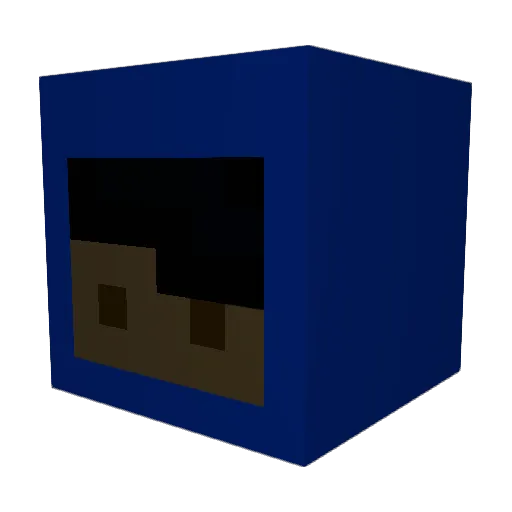 EATBOY35 Minecraft avatar head, 3D render