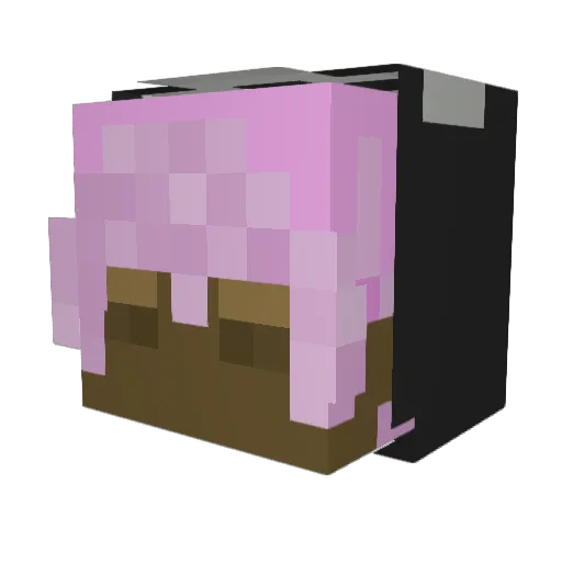 EATTHESTARZZ Minecraft avatar head, 3D render