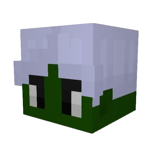 EAT_PIE7 Minecraft avatar head, 3D render