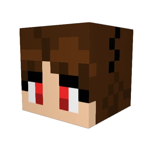 EATtheGamer Minecraft avatar head, 3D render