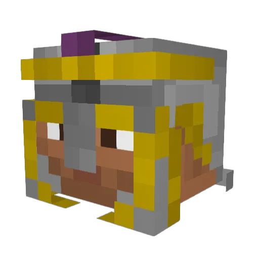 EAZ25 Minecraft avatar head, 3D render