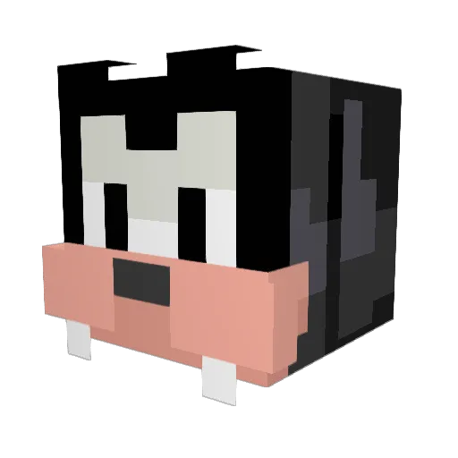 EA_ports Minecraft avatar head, 3D render