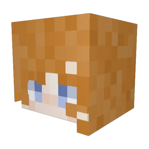 EAgale0523 Minecraft avatar head, 3D render