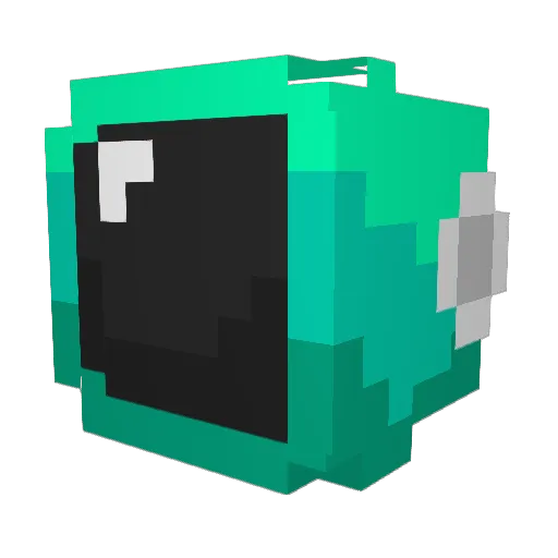 EAxworthy Minecraft avatar head, 3D render