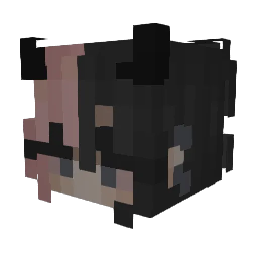 EBANUTAYA Minecraft avatar head, 3D render
