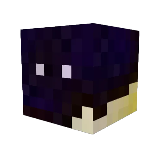EBIK0 Minecraft avatar head, 3D render