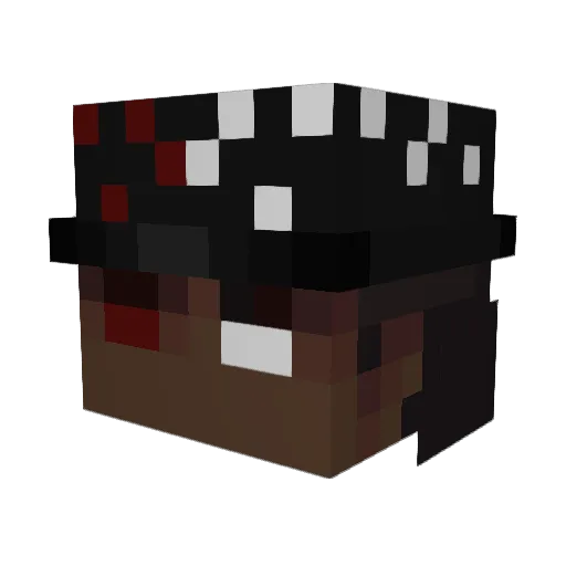 EBK_BARTUS Minecraft avatar head, 3D render
