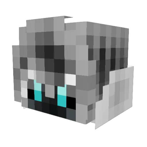 EBKyoungjoc Minecraft avatar head, 3D render