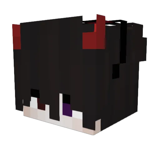 EBROOKS6 Minecraft avatar head, 3D render