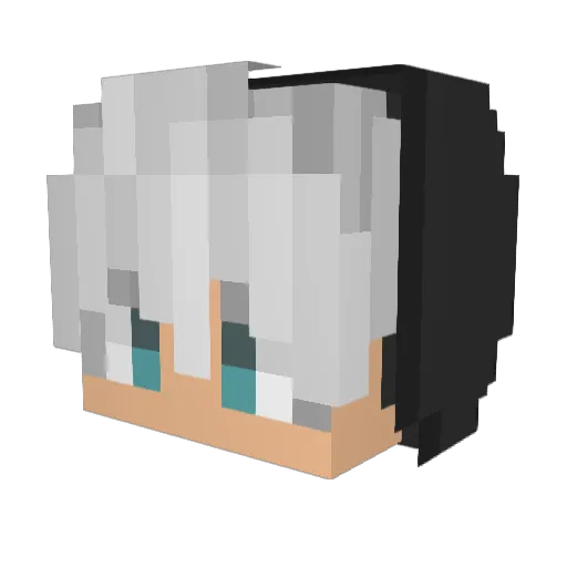 EB_King009 Minecraft avatar head, 3D render