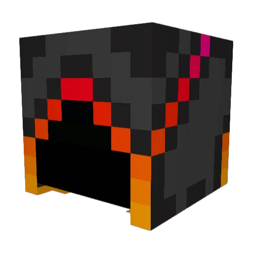 EB_Power Minecraft avatar head, 3D render