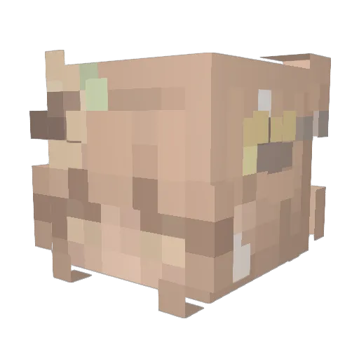EBsky2012 Minecraft avatar head, 3D render
