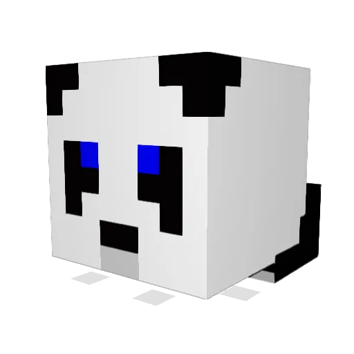 EBzockt Minecraft avatar head, 3D render