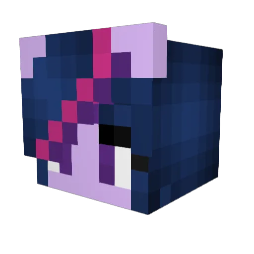 ECO85 Minecraft avatar head, 3D render