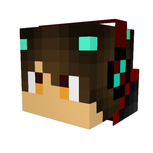 ECdragon461 Minecraft avatar head, 3D render