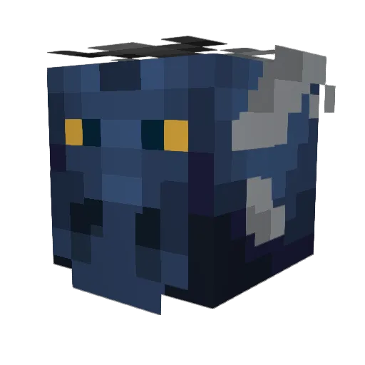 ECrownofFire Minecraft avatar head, 3D render