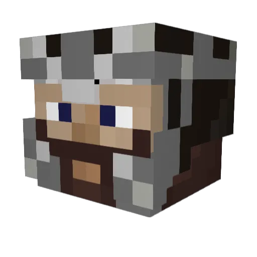 ED1507 Minecraft avatar head, 3D render