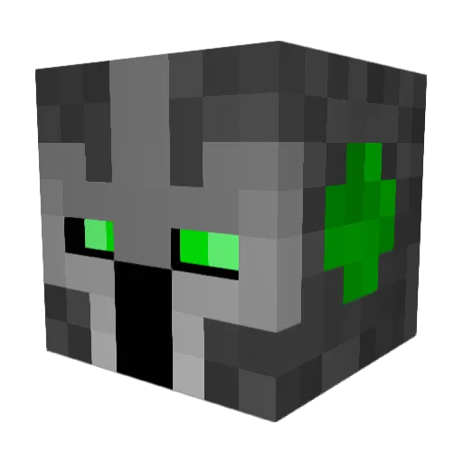 EDES2001 Minecraft avatar head, 3D render