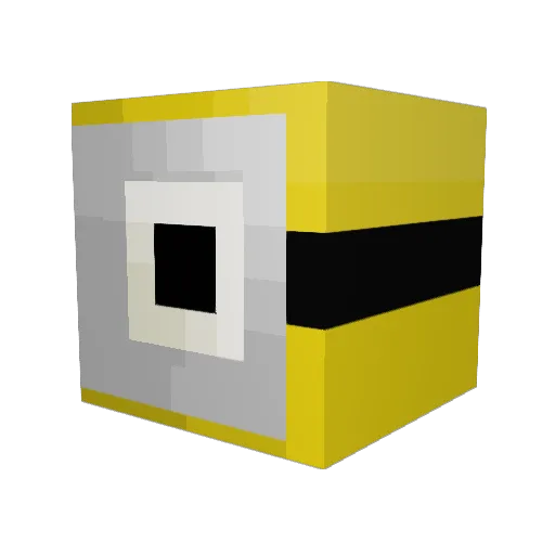 EDH18 Minecraft avatar head, 3D render