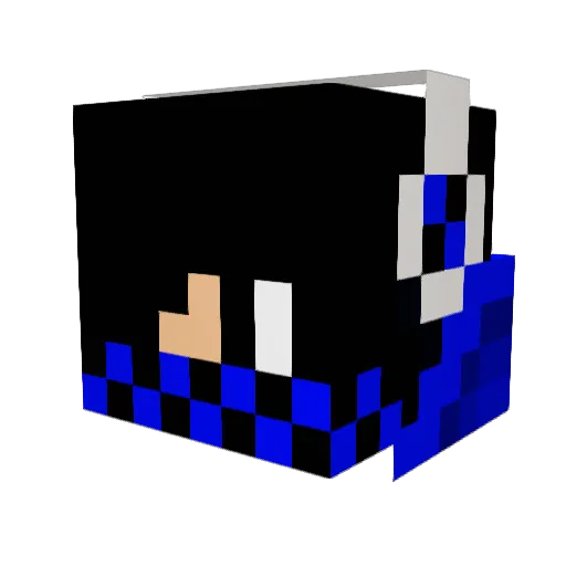 EDWT Minecraft avatar head, 3D render