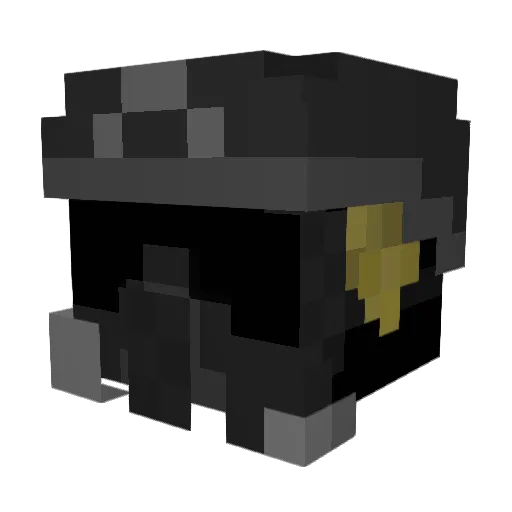EDZ3070 Minecraft avatar head, 3D render