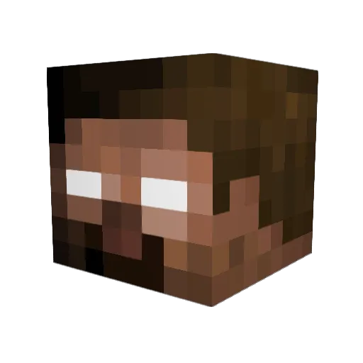 EDaaaaaaaa Minecraft avatar head, 3D render