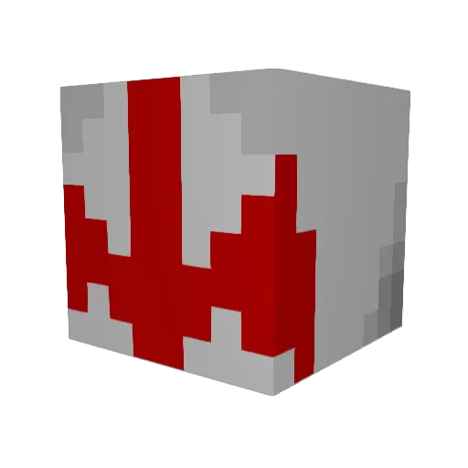 EDarmon Minecraft avatar head, 3D render