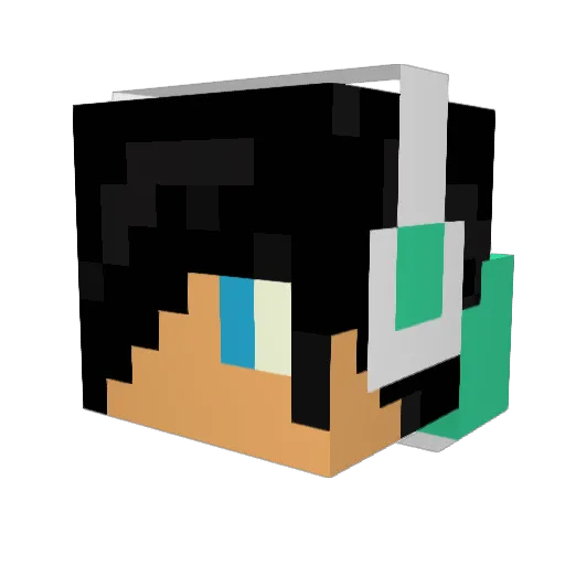 EDgaming2016 Minecraft avatar head, 3D render