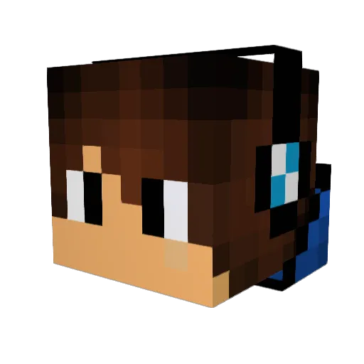 EDlopez05 Minecraft avatar head, 3D render