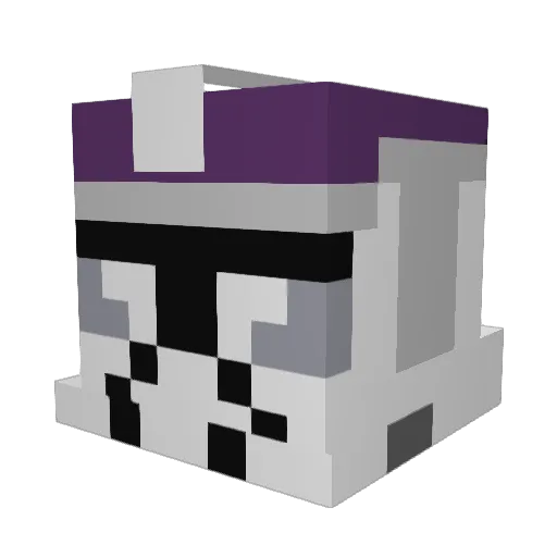 EDog08 Minecraft avatar head, 3D render