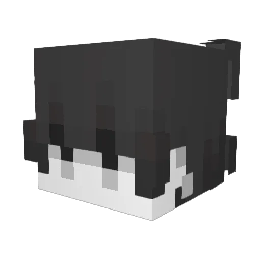 EDween_ Minecraft avatar head, 3D render