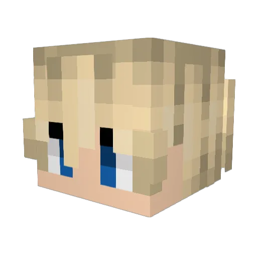 EEDREE Minecraft avatar head, 3D render