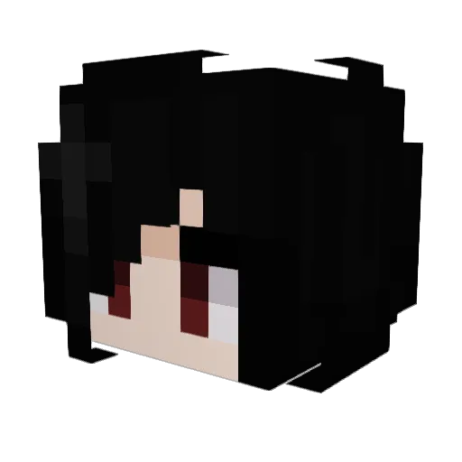EEEEEEEEEEEEE Minecraft avatar head, 3D render