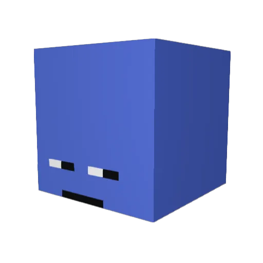 EEEEEEEEERIKAAAA Minecraft avatar head, 3D render